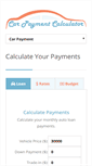 Mobile Screenshot of carpaymentcalculator.net